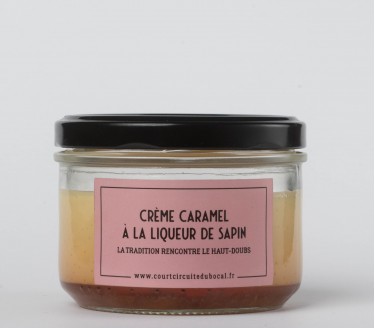 Crème caramel à la liqueur...